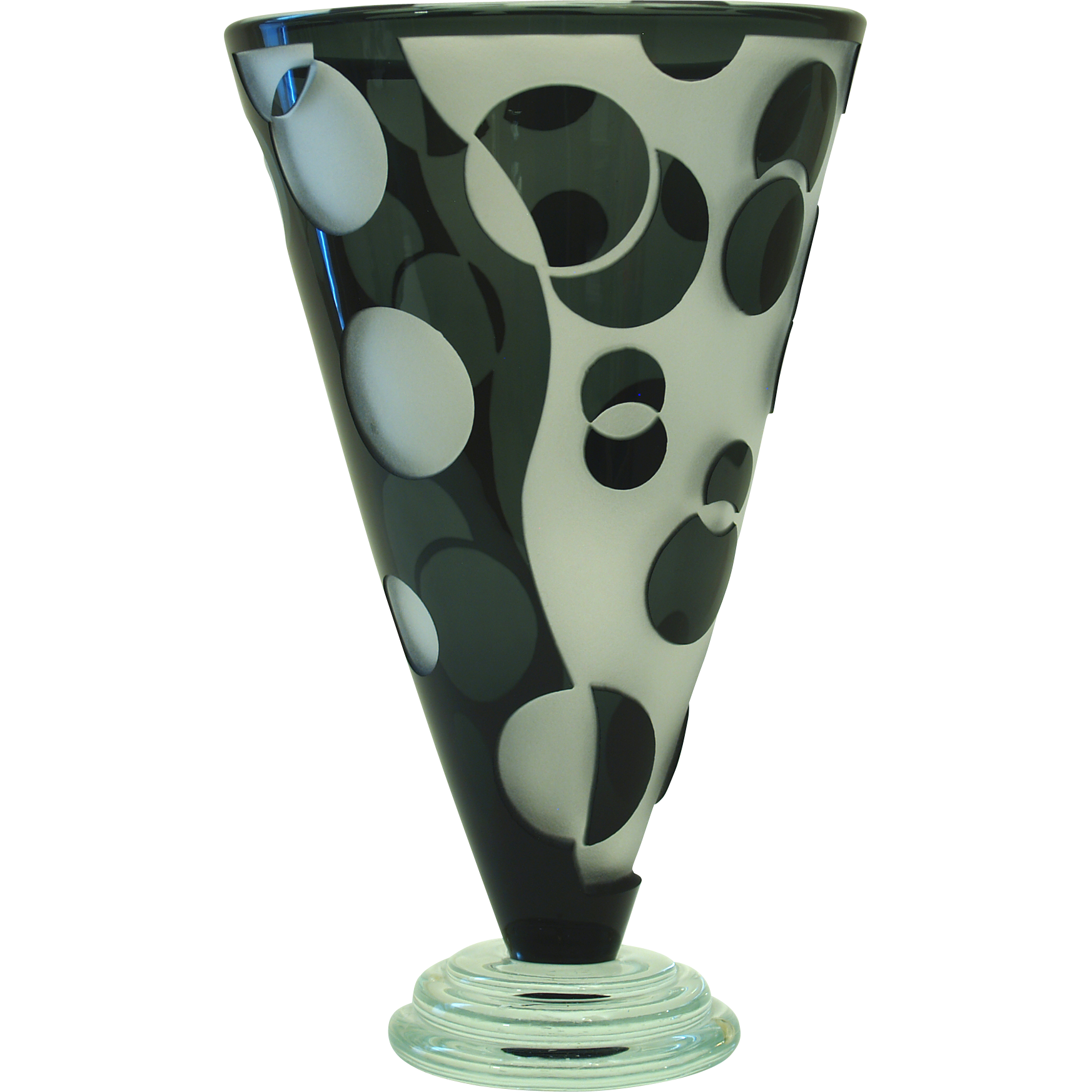 Correia Limited Edition Etched Glass Vase