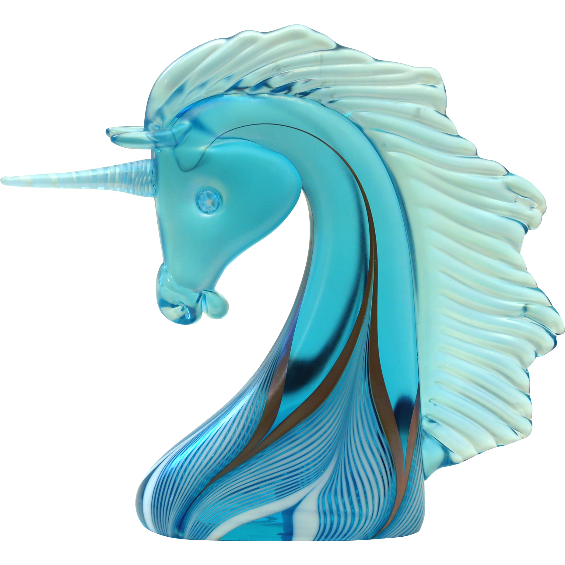 Vintage Stuart Abelman Unicorn in Blue