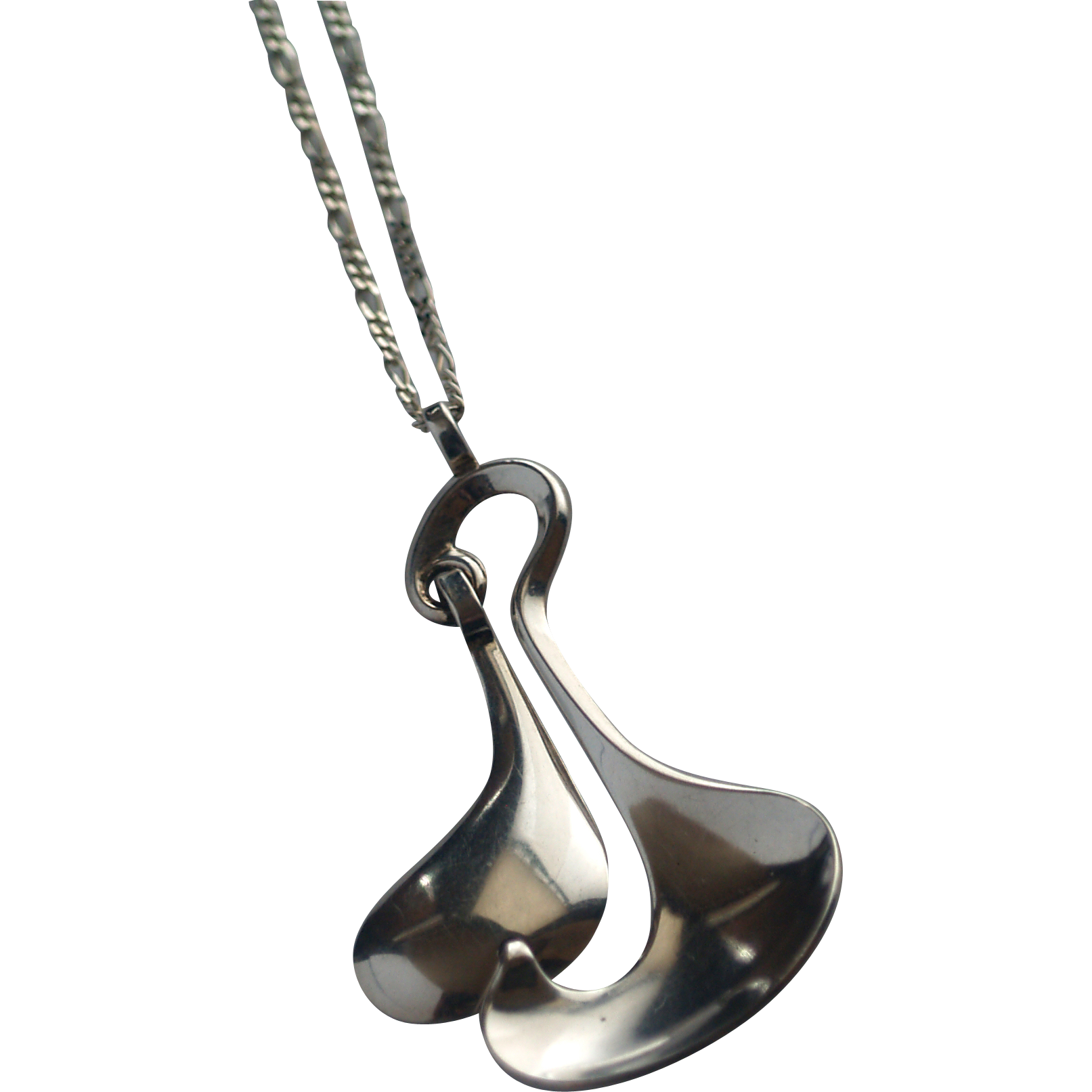 David-Andersen Midcentury Modern Sterling Silver Pendant